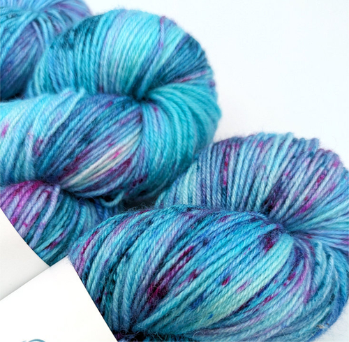 Носочная пряжа, цвет "Лагуна"