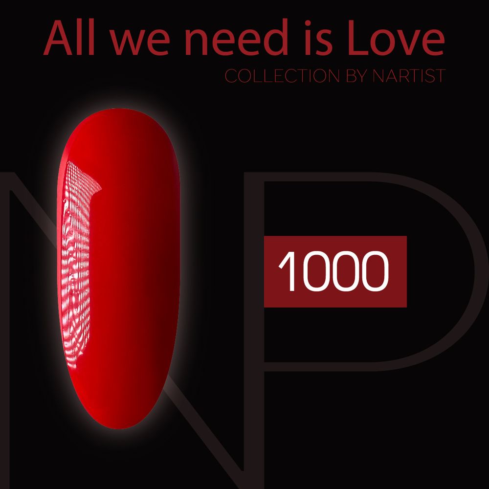 Nartist 1000 All We Need Is Love 10ml