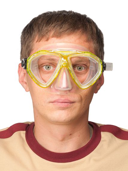 Маска Salvimar Francy Pro желтая