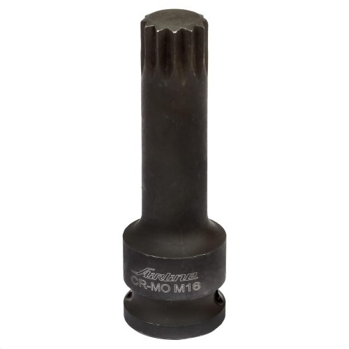 Головка ударная торцевая 1/2  DR внешний SPLINE M16 (AIRLINE)