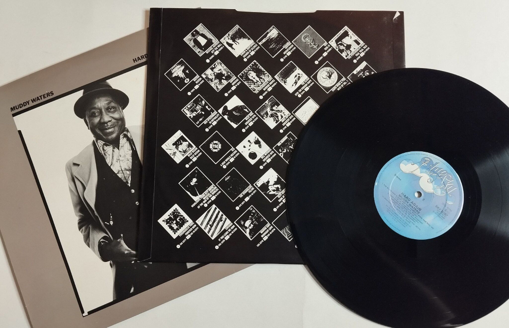 Винтажная виниловая пластинка LP Muddy Waters Hard Again (UK 1980)
