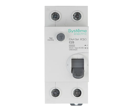 Автомат дифференциальный Systeme Electric City9 Set АВДТ 32А 1P+N тип AC 30 мА 4,5 кА (C9D34632)