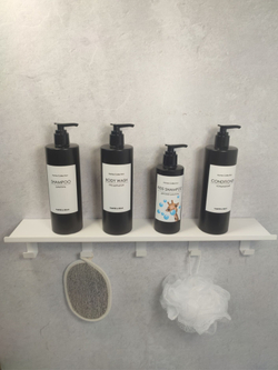 Полка настенная с крючками MetaDec Hook 50см белая