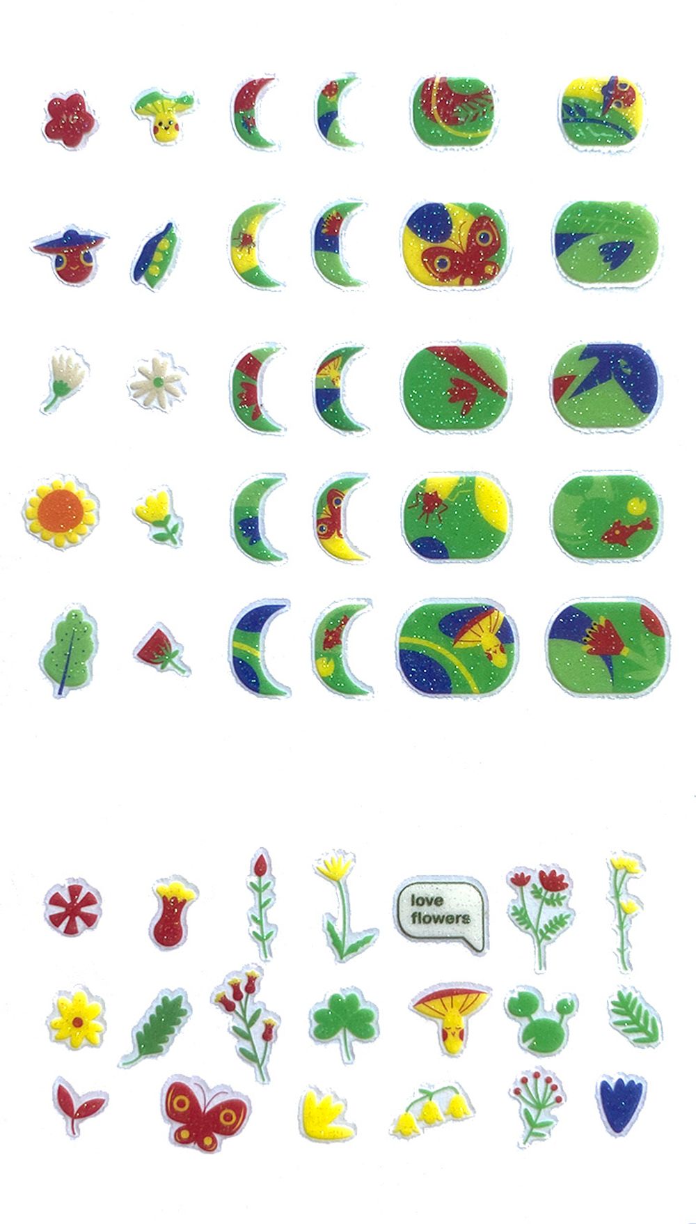 Декор для ногтей «Ботаника»