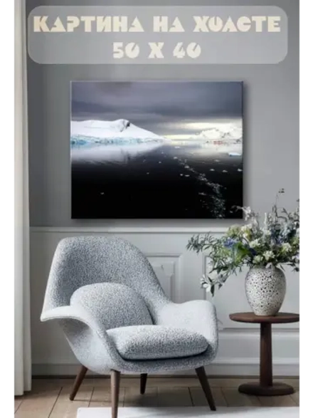 Картина на стену 40 X 50 Антарктида