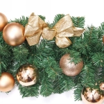 Гирлянда хвойная «Сказочное чудо» 1,8 м d=30 см, ПВХ, шампань (SST1950R-180)