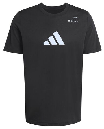 Мужская теннисная футболка Adidas Category Graphic - black