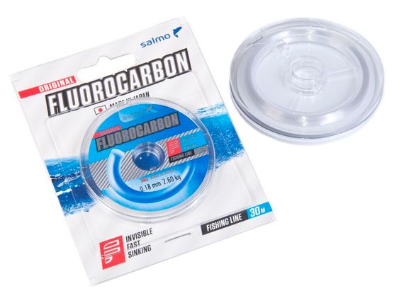 Леска монофильная Salmo FLUOROCARBON 30 м, 0,18 мм