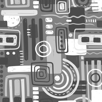 АБСТРАКЦИЯ В СЕРЫХ ТОНАХ