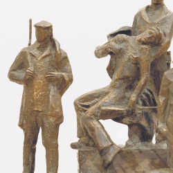 Динес Ю. С. Севастополь 1942 г. Эскиз. Бронза, литьё. Модель 1948 г. 2007