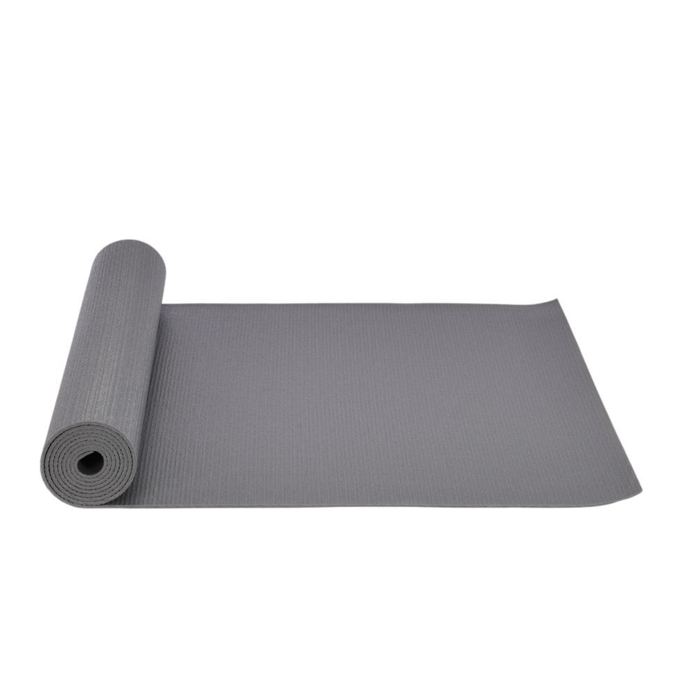 Коврик для фитнеса и йоги YM01-PVCYO-Grey 173 х 61 х 0,3 см