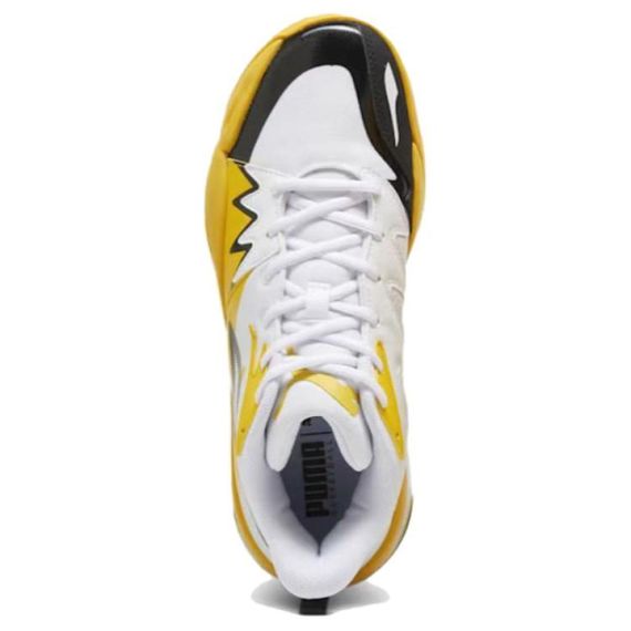 PUMA Genetics Баскетбольные кроссовки СРЕДНЕГО размера Белый Неон Юнисекс