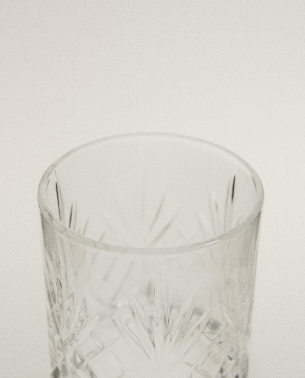 Zara Home рюмка из стекла, цвет прозрачный, 6 см
