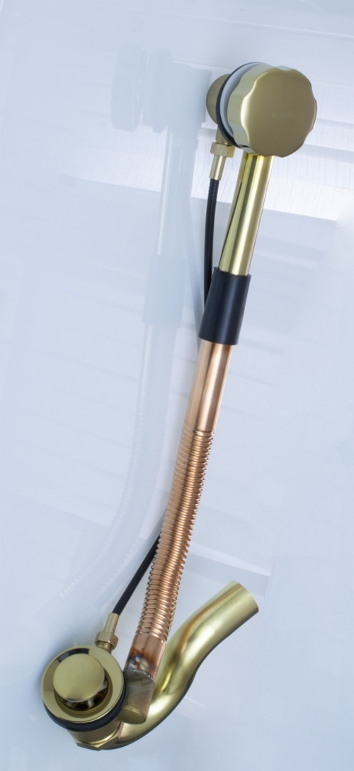 Обвязка для ванны GANZER (полу автомат) ЗОЛОТО  (10/1шт)