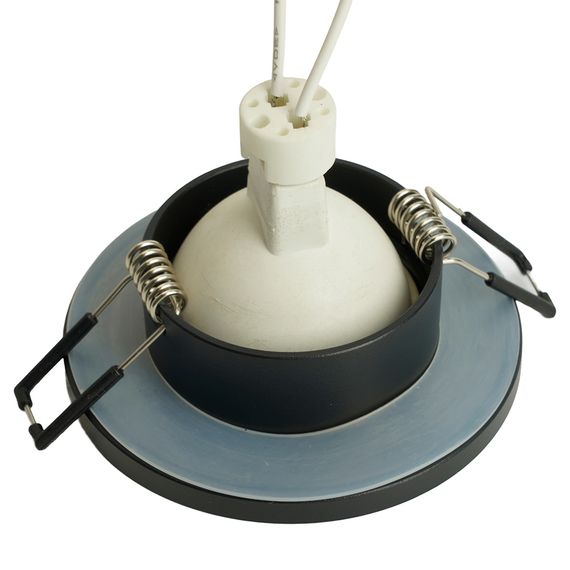 Светильник встраиваемый Feron DL3114 потолочный MR16 G5.3 черный 51367