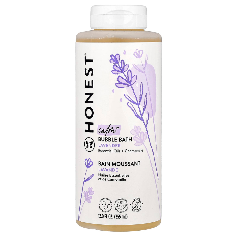 The Honest Company, Calm™, пена для ванны, лаванда, 355 мл (12 жидк. унций)