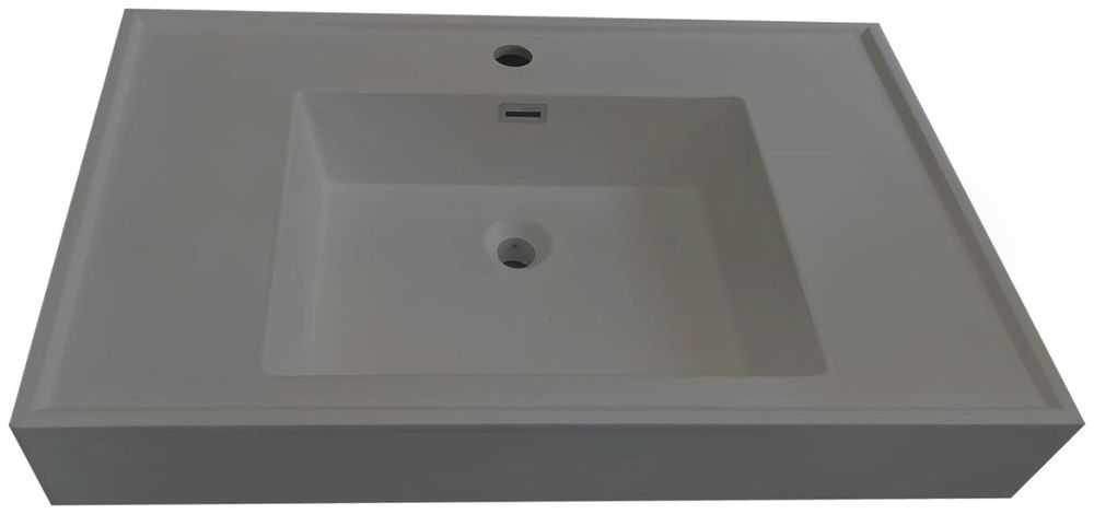 XLP2-100G Раковина каменная 100*50*12 см. серый