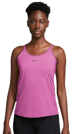 Женский топ теннисный Nike One Classic Dri-Fit Tank - playful pink/black