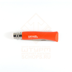 Нож складной Opinel 7 VRI, Neon Orange