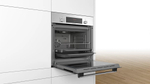 Электрический духовой шкаф Bosch HBF534ES0Q, гриль, конвекция, самоочистка EcoClean, нержавеющая сталь/черный