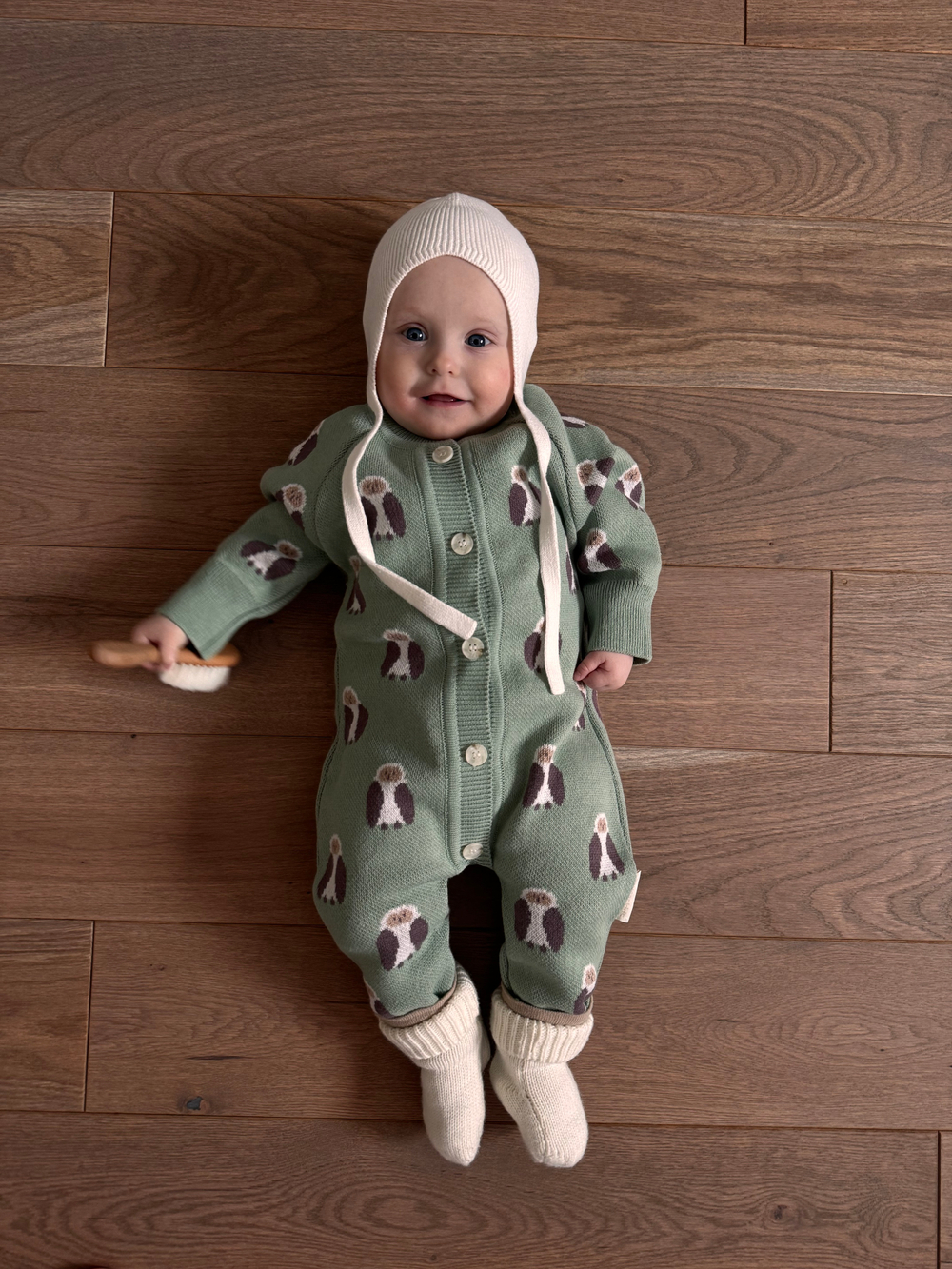 590-02 Носки вязаные (экрю)