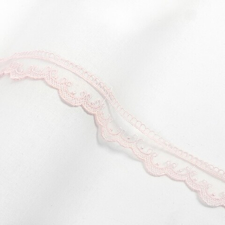 Кружево "Gamma"   "сетка", 34 мм, цв.розовый