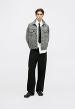 Carhartt WIP HELSTON - Джинсовая куртка - Чёрный