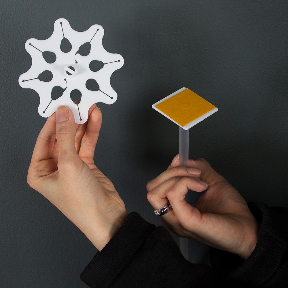 Стойка для шаров с фиксатором, 10,5 см, Прозрачный, 1 шт.