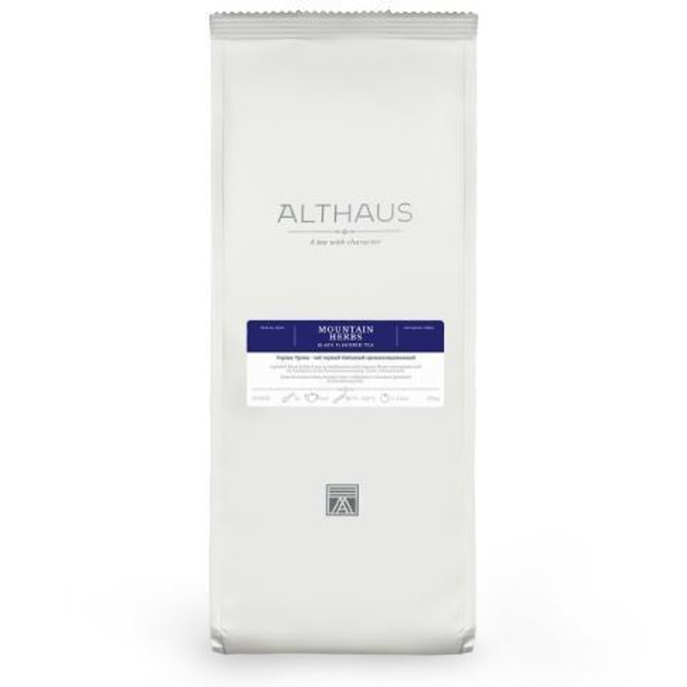 Althaus Mountain Herbs черный листовой чай, 250 г