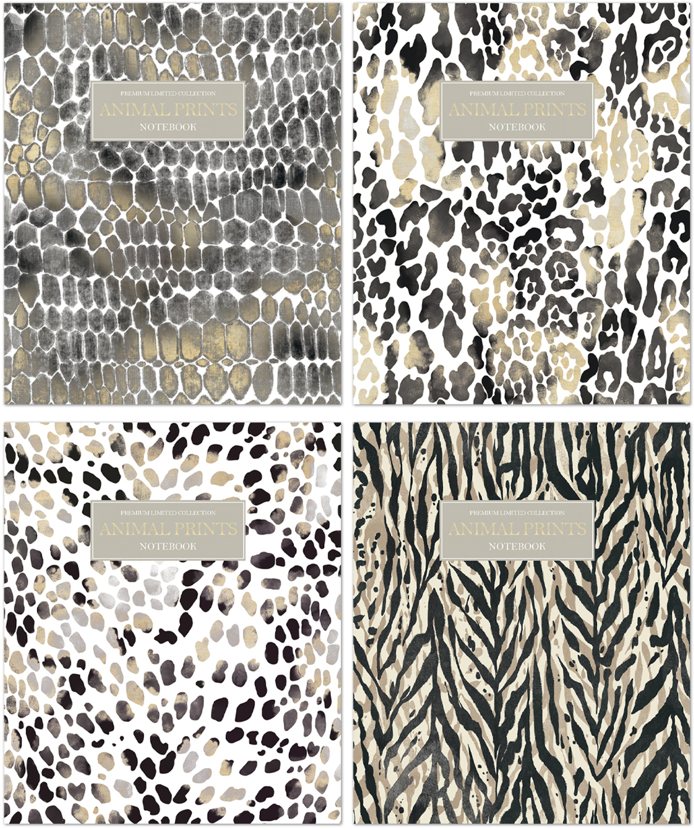 Новая коллекция тетрадей "Animal Prints" - для дерзких и уверенных в себе!