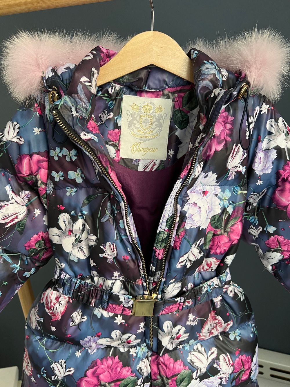 Зимний пуховый комбинезон Choupette, до 9 мес.