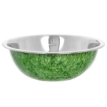 Миска из нержавеющей стали 0,7л 18см цветное покрытие «гранит»