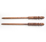 Спицы для вязания из дерева 10мм/305мм прямые береза #N3