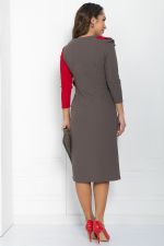 Платье Эванесса (трюфельно-красное) П12746-35М LT Collection