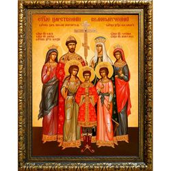 Икона царской семьи Романовых