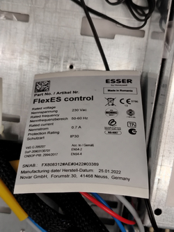 Прибор приемно-контрольный пожарный Honeywell ESSER FlexES Control FX18 18 зон FX808397
