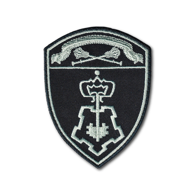 Нашивка ( Шеврон ) На Рукав ФСВНГ ( Росгвардия ) Центральный Округ Вневедомственная Охрана Серо-Черная