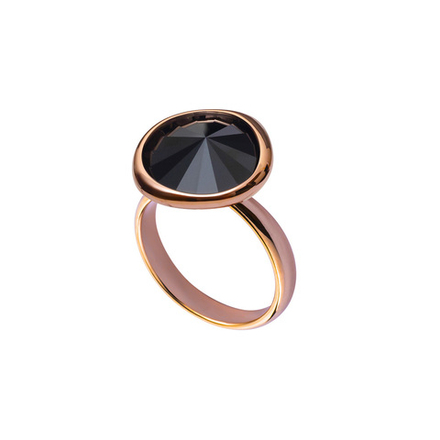 Кольцо Fiore Luna Jet K1902.4 BW/RG