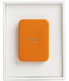 Диффузор для авто в корпусе из кожи (оранжевый) Aramara, Culti Milano