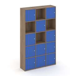 Locker plus Комплект №9 LK.K-009 Дуб Аризона/Синий 1188*350*1983