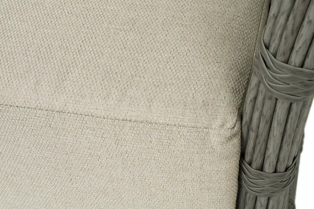 "Валенсия" диван из искусственного ротанга трехместный, цвет серый