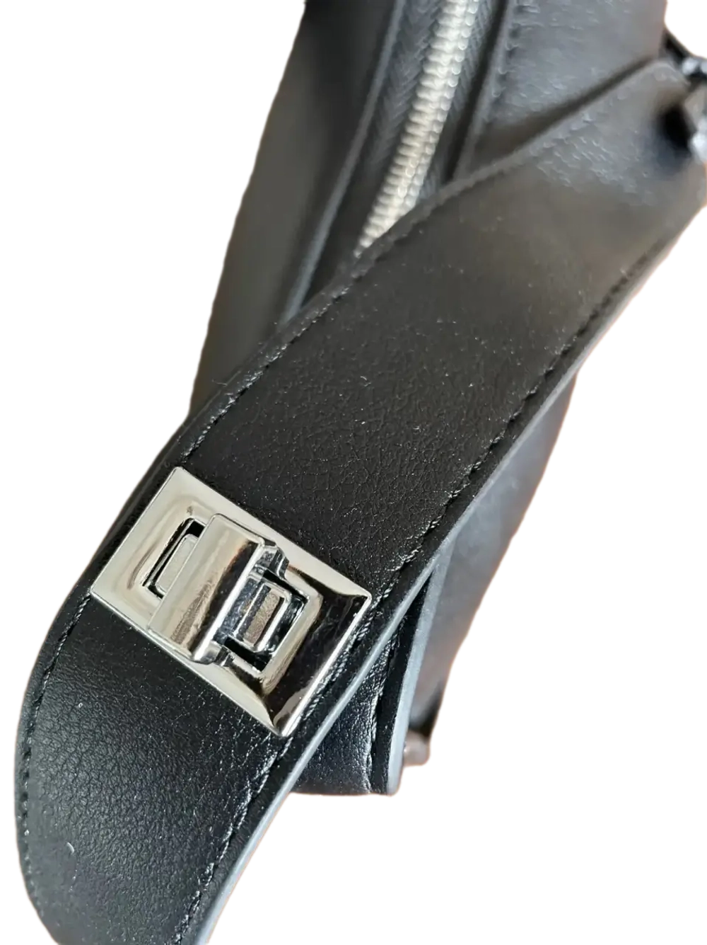 Сумка-кобура женская QOZA из экокожи, черная