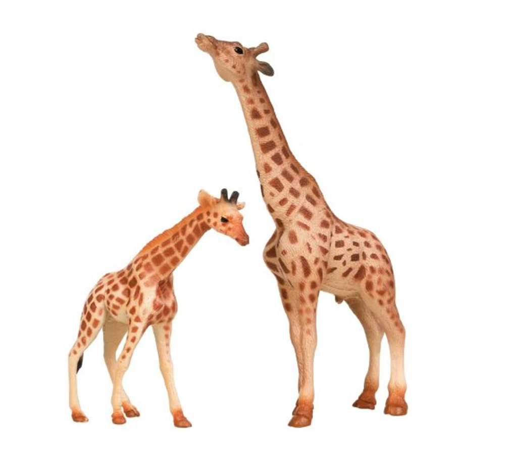 Игровой набор Masai Mara Мир диких животных: семья жирафов