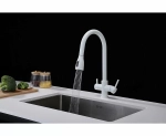 Смеситель для кухни Paulmark Lange La214212-WH белый матовый