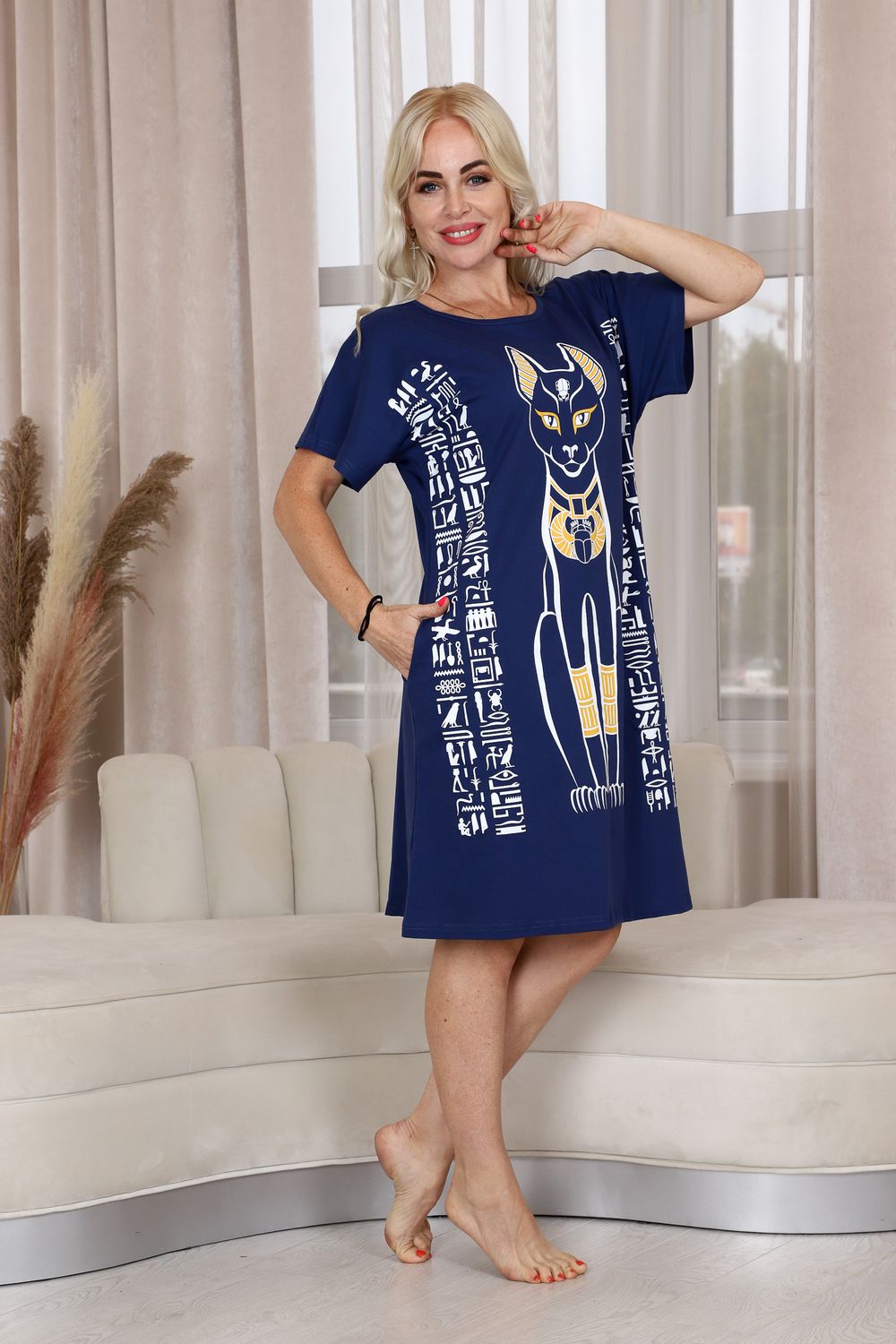 Туника 46529 Кошки Натали (Акция)