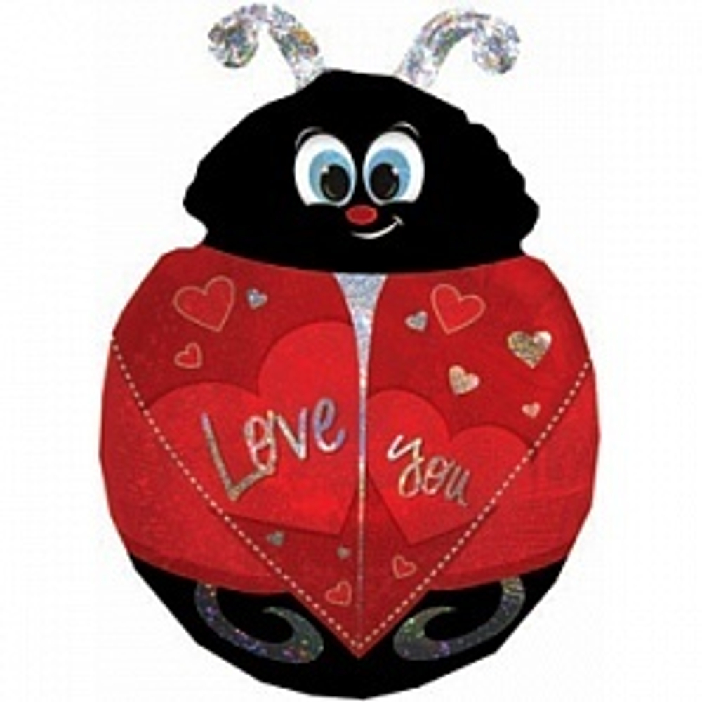 CTI Фигура Божья коровка признается в любви Красный