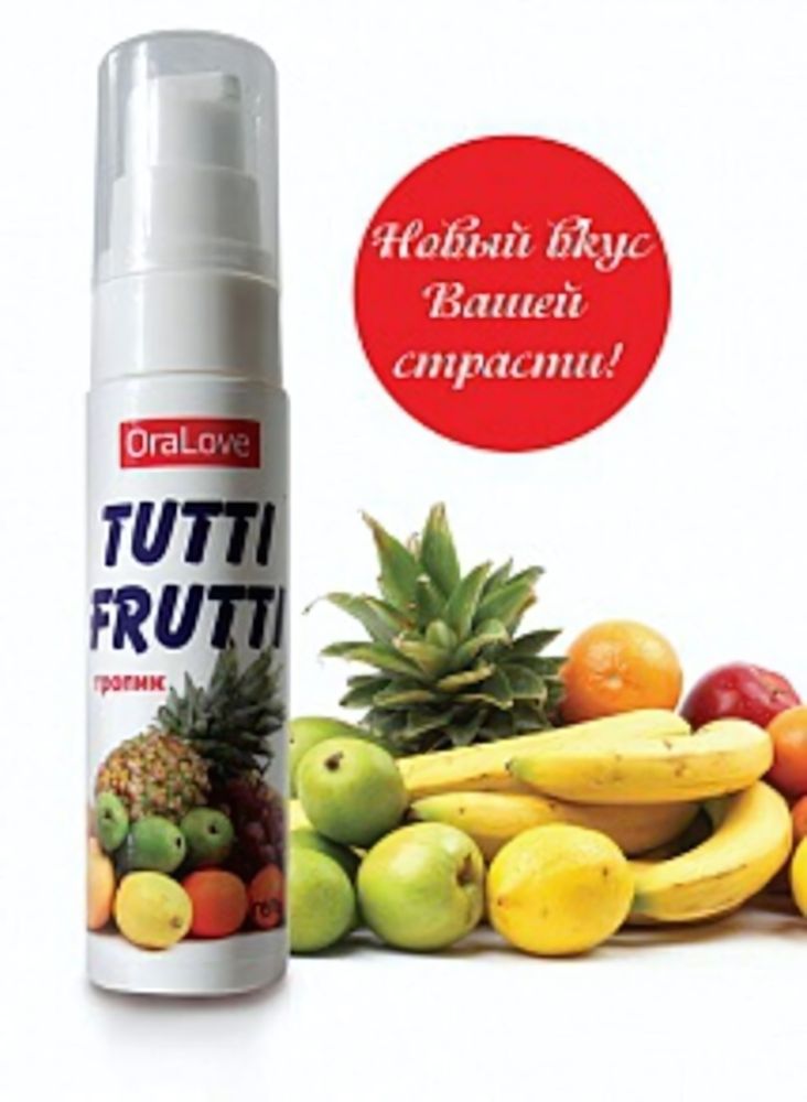 Оральный гель Tutti-Frutti тропический вкус (30г) (Цвет: прозрачный)