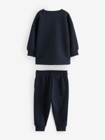 Лонгслив и джоггеры в комплекте для мальчика Next N71-155, Темно-синий