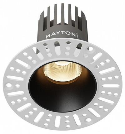 Встраиваемый светильник Maytoni  DL124-10W-3K-TRS-B