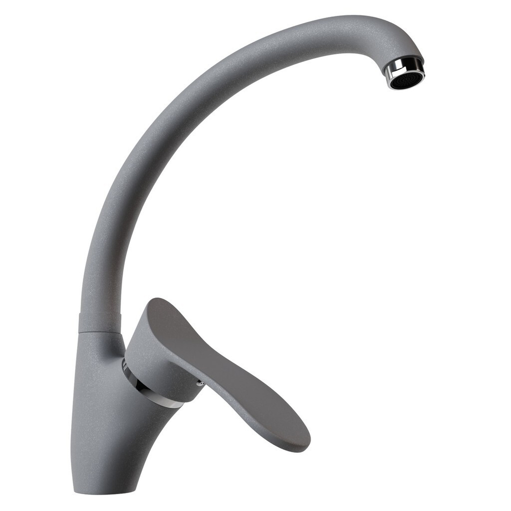 Смеситель для кухни 40к MIXLINE ML-GS01 (342) графит высок. излив